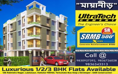 Beautiful 2 BHK flat in a peaceful environment.